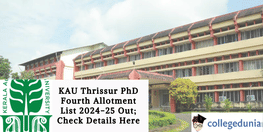 KAU Thrissur PhD third Allotment List Out